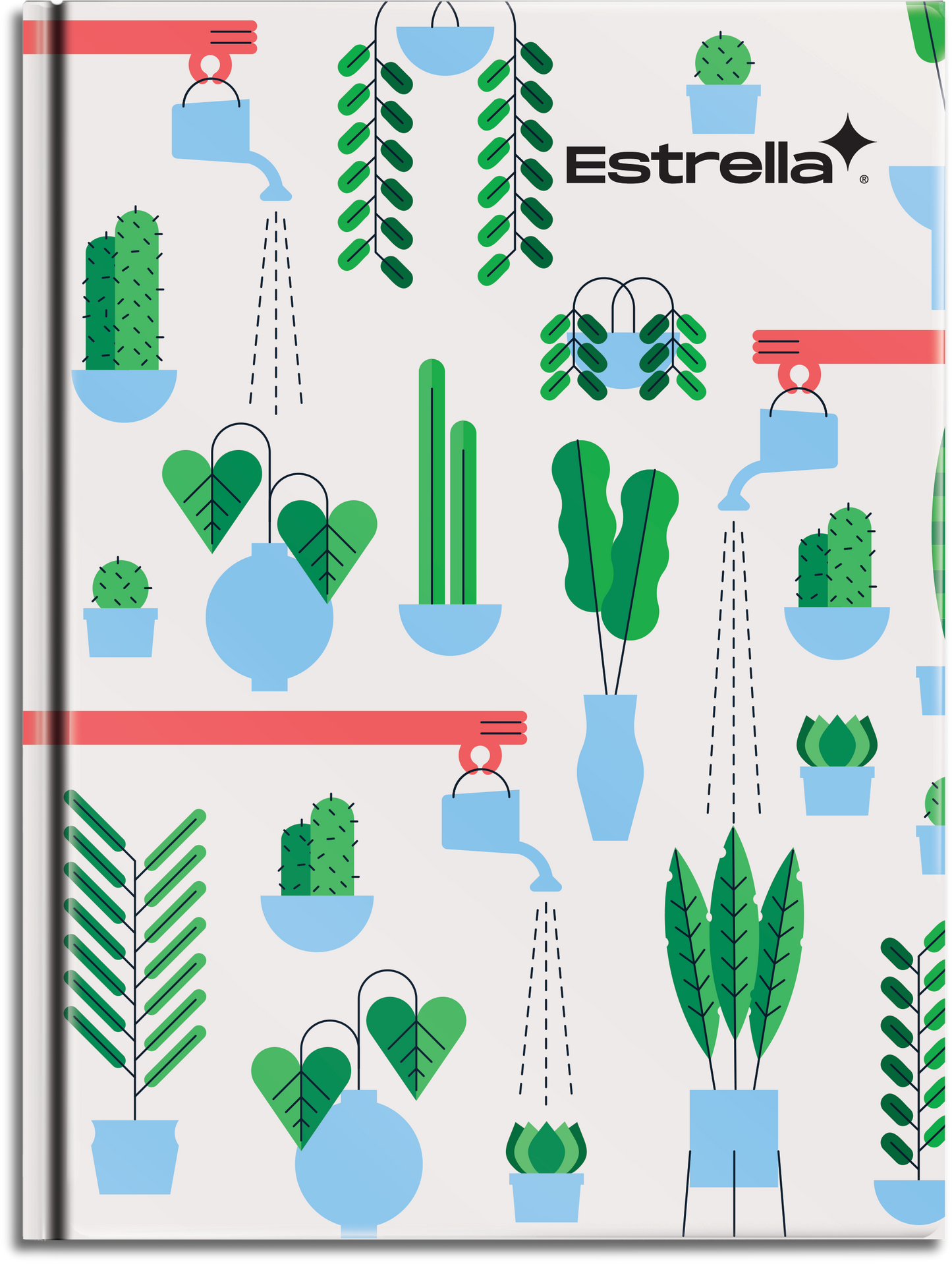 Libreta empastada 1/4 Estrella