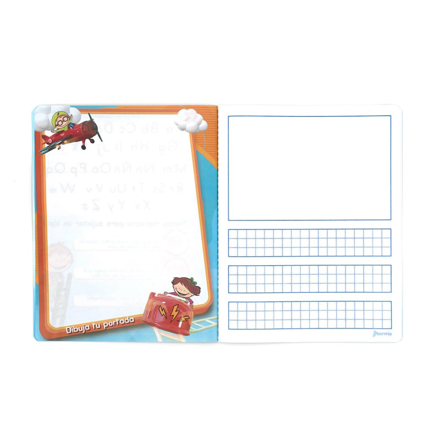 Cuaderno cosido profesional cuadritos Norma