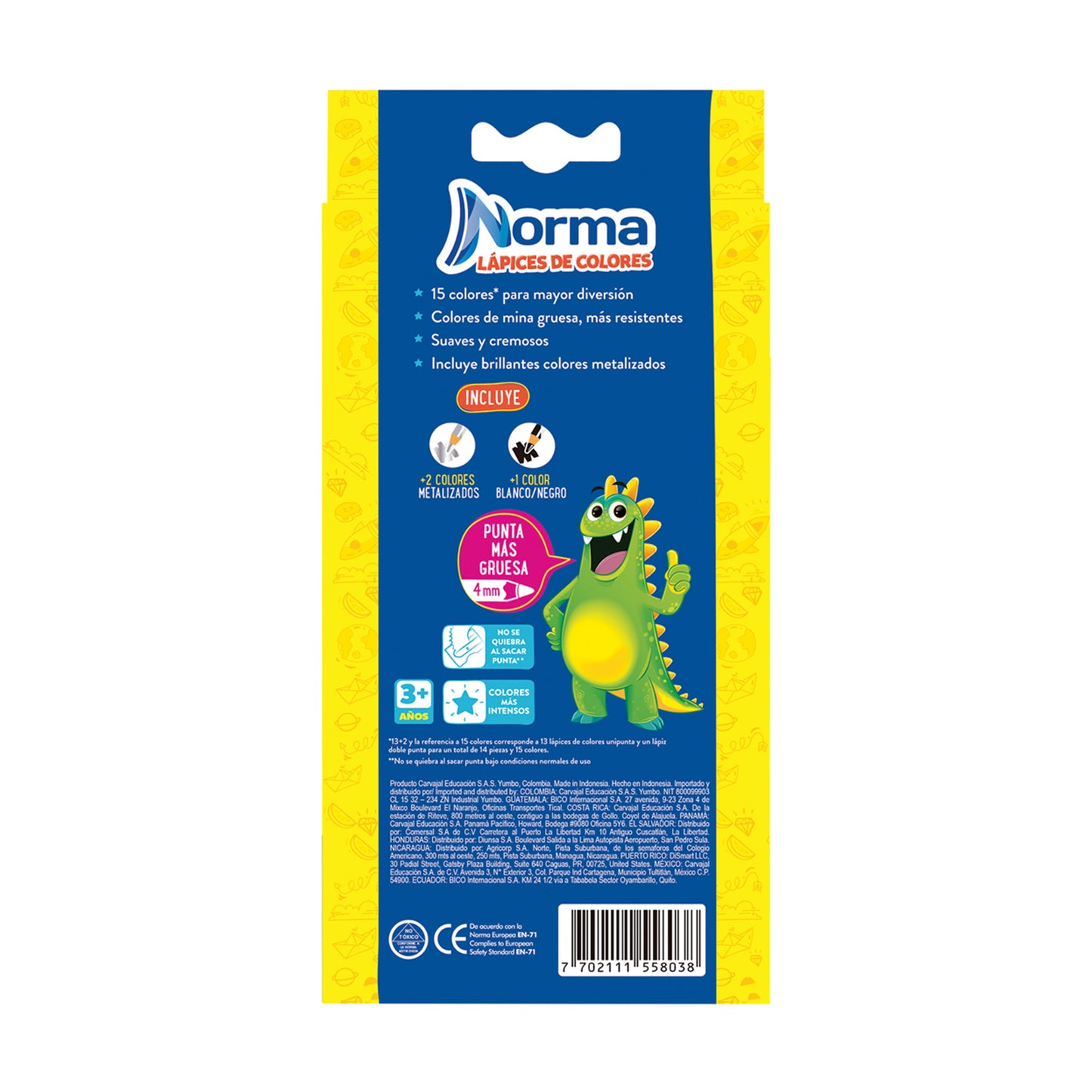 Lápices de colores Norma 12+2