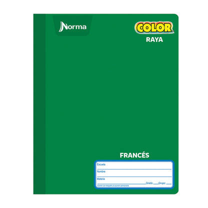 Cuaderno frances raya Color360°