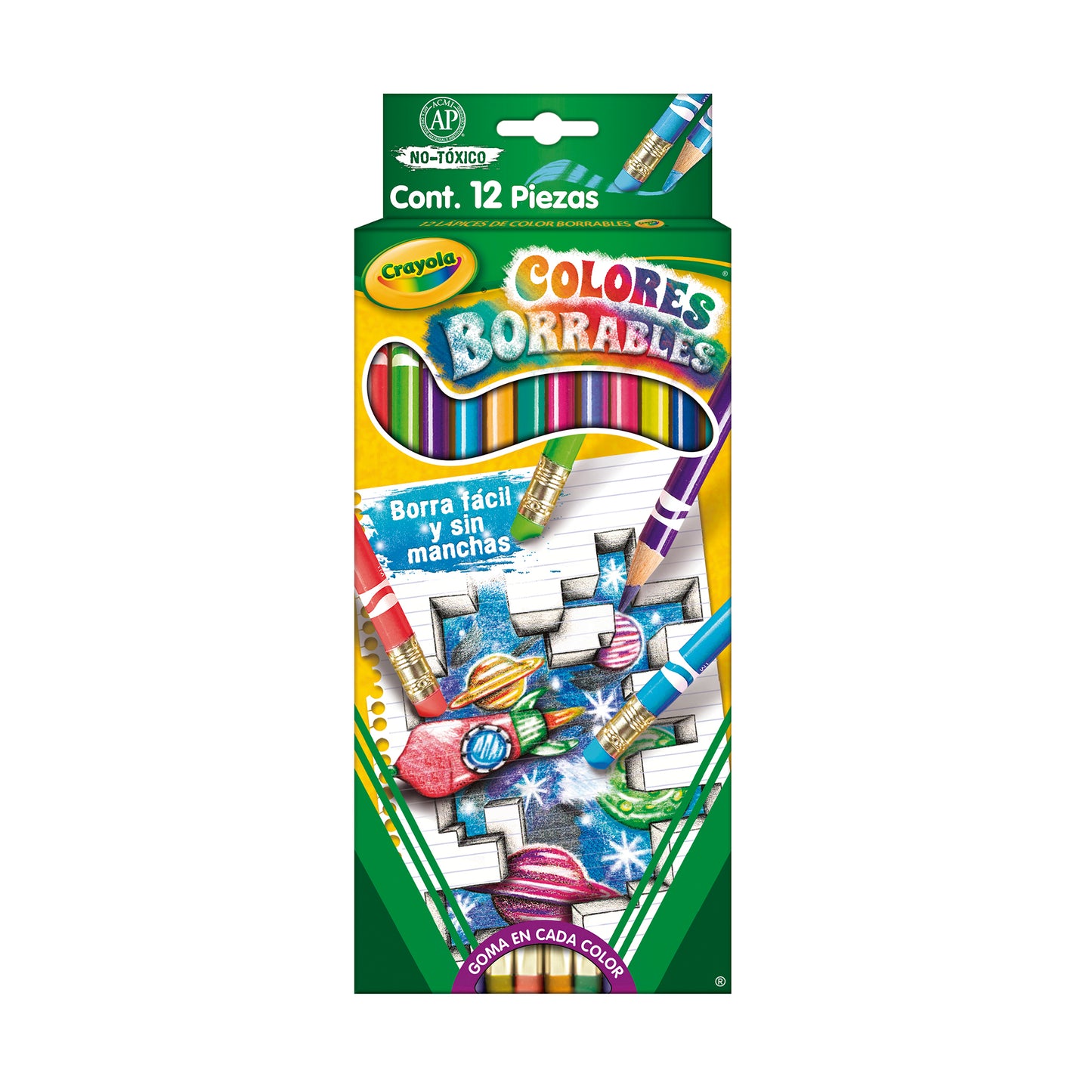 Lápices de colores borrables Crayola