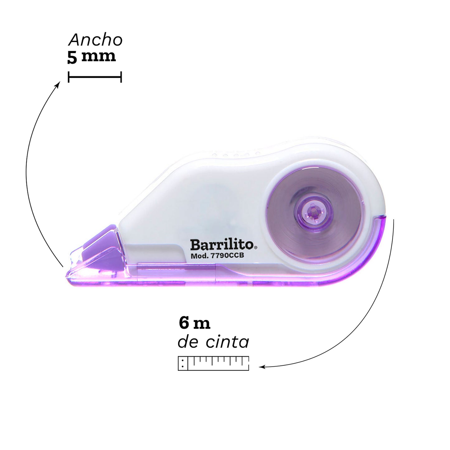 Cinta correctora Barrilito