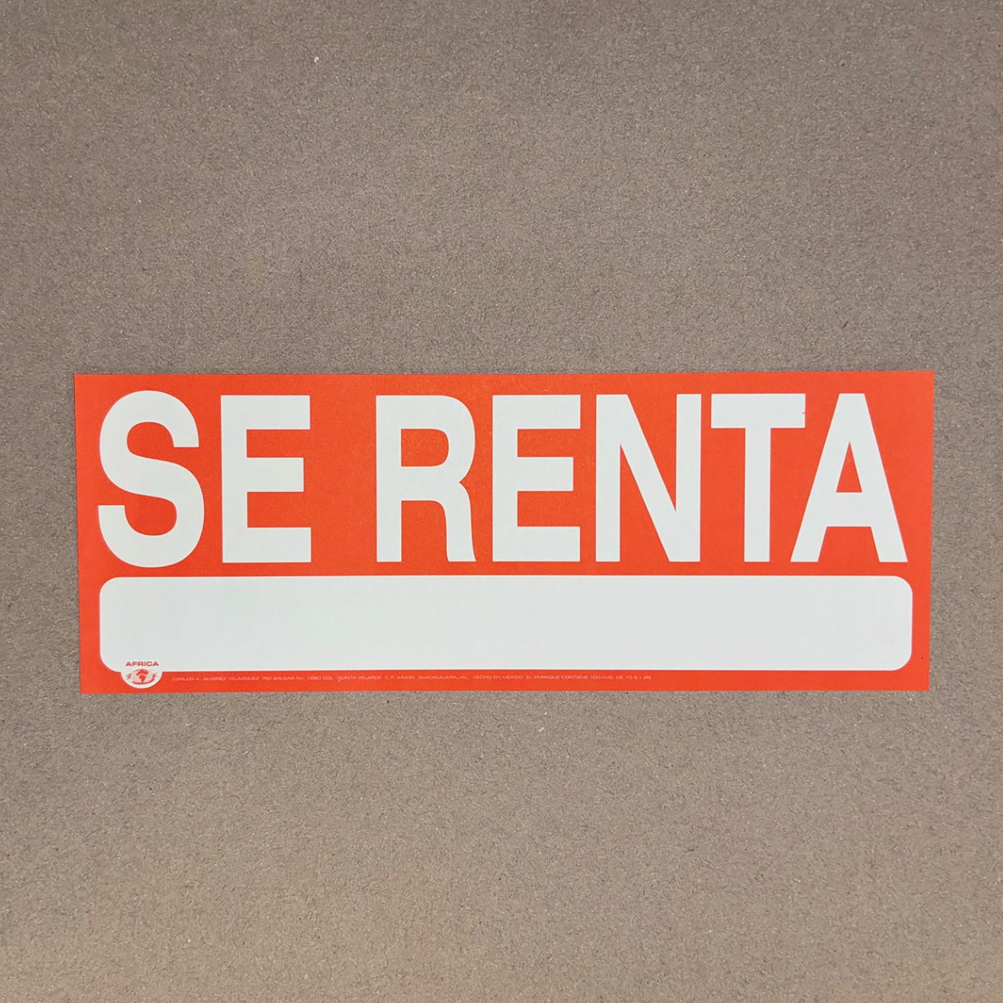 Cédula se renta – Papelerías Bety