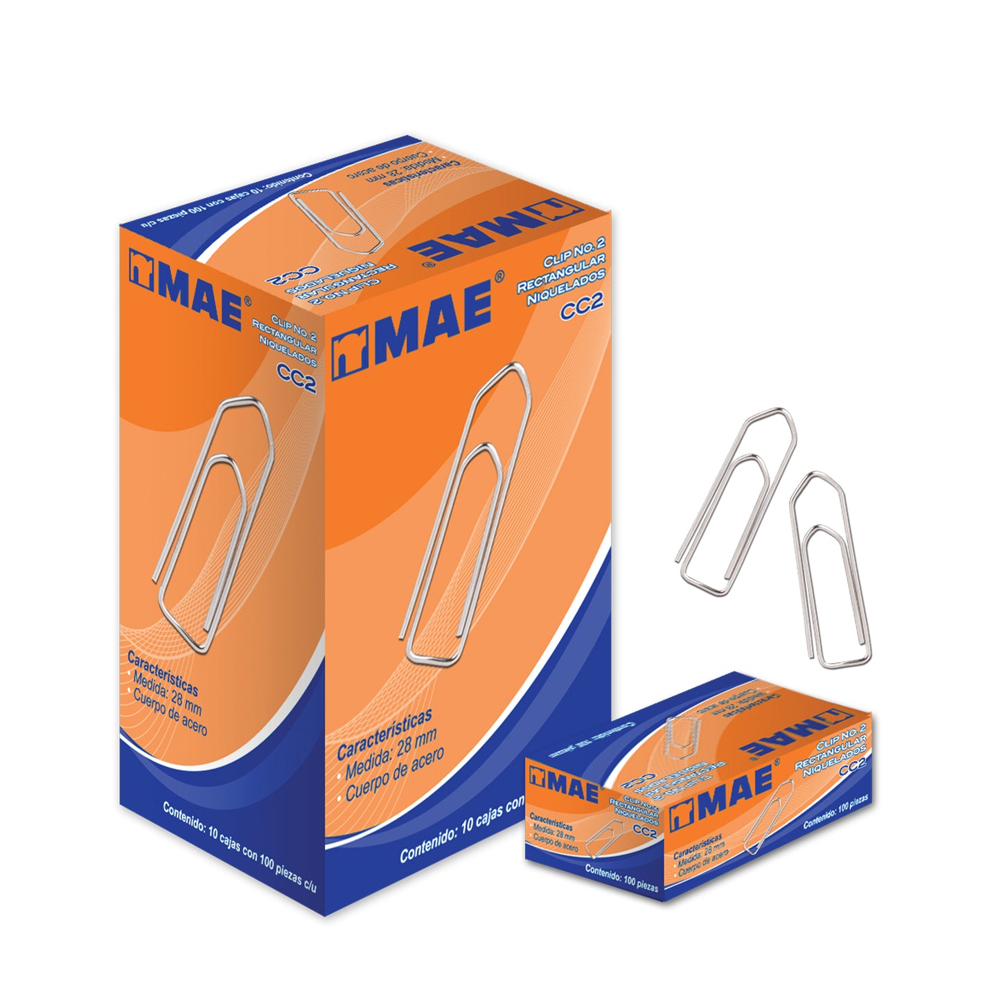 Clip rectangular Mae