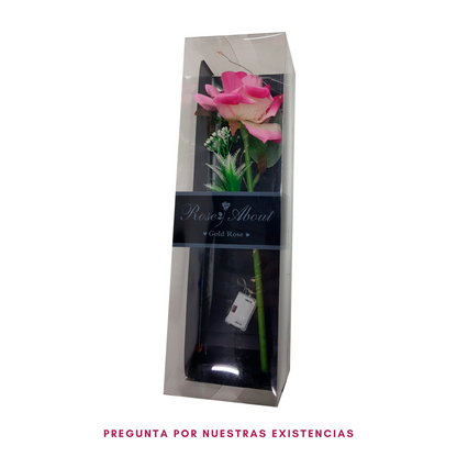 Estuche una rosa con luz