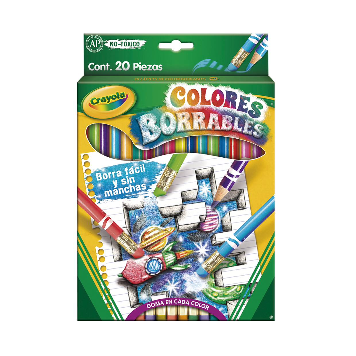 Lápices de color (Borrables) Crayola