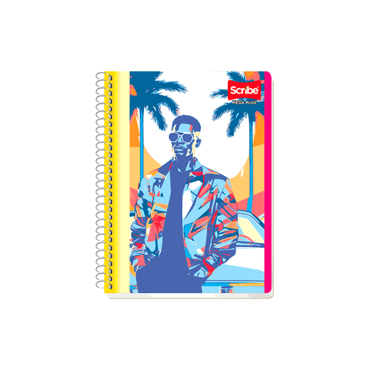 Cuaderno F/F (Mega Plus - Espiral)  Scribe