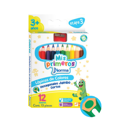 Lápices de color (Mis Primeros Norma-Hexagonal)