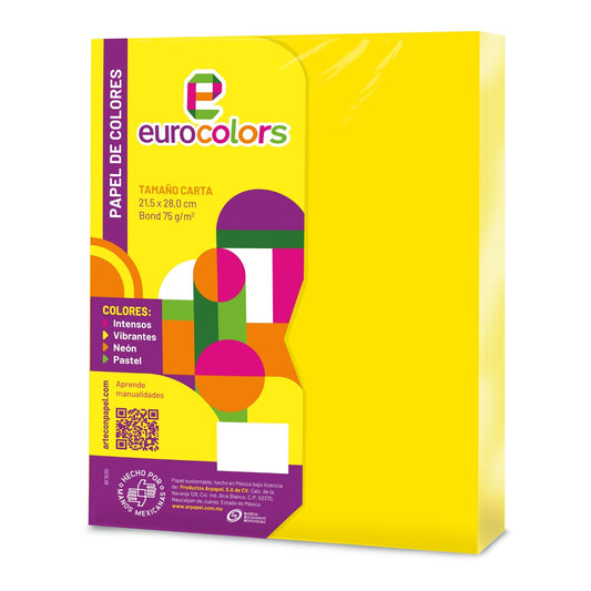 Hojas de colores neón Eurocolors