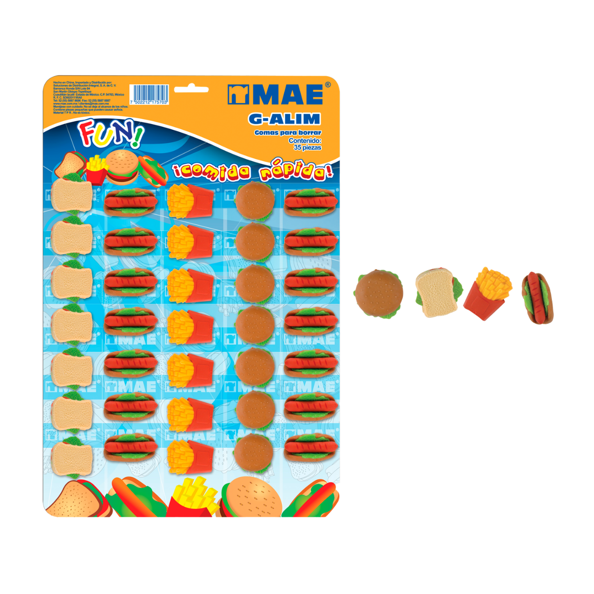 Gomas para borrar (Formas1) MAE