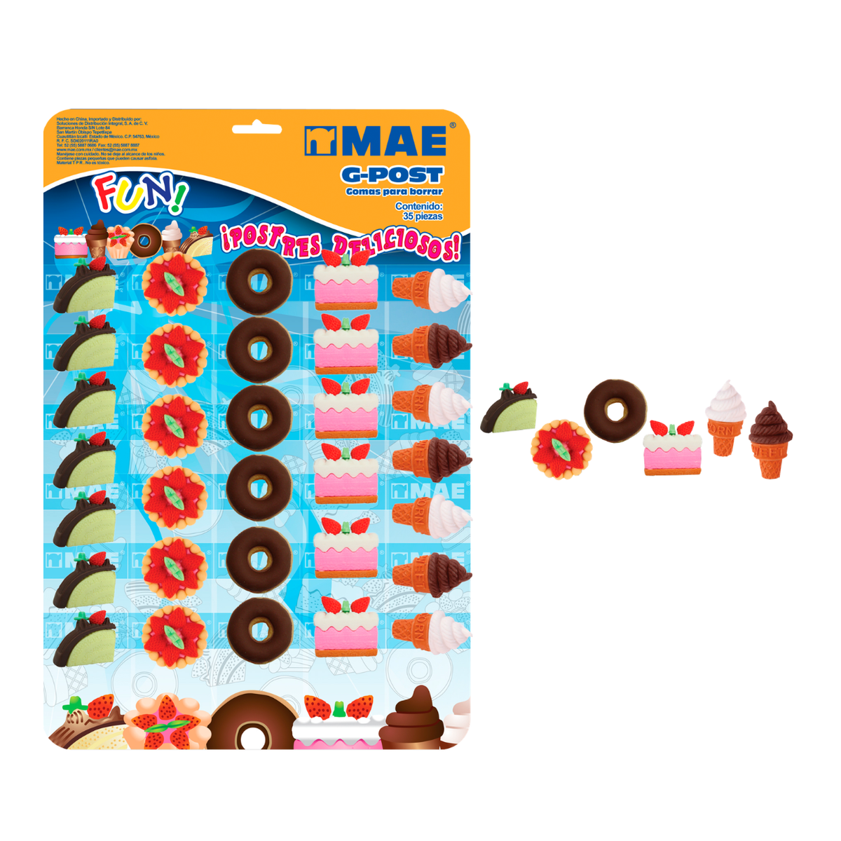 Gomas para borrar (Formas1) MAE