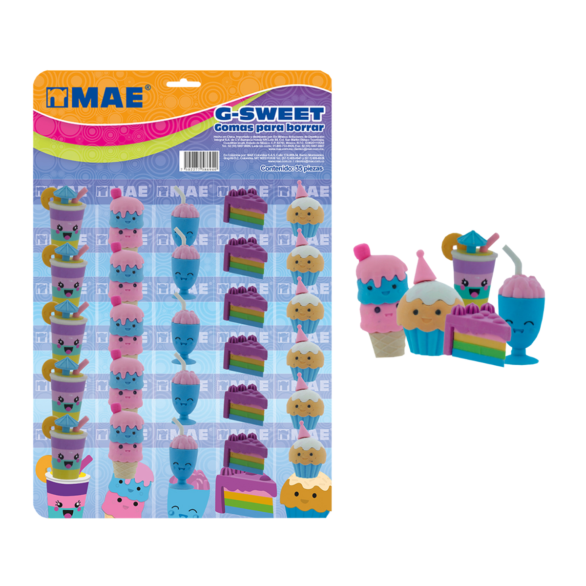 Gomas para borrar (Formas2) MAE