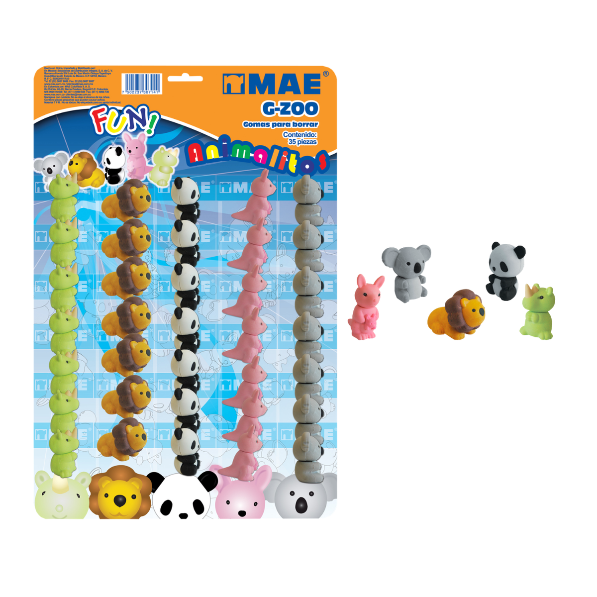 Gomas para borrar (Formas1) MAE