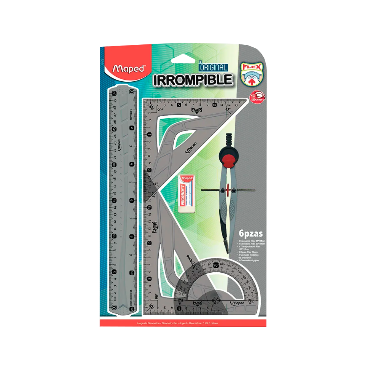 Equipo geométrico (Irrompible/Pocket) Maped