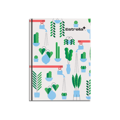Libreta 1/4 S/I (Cosido) Estrella