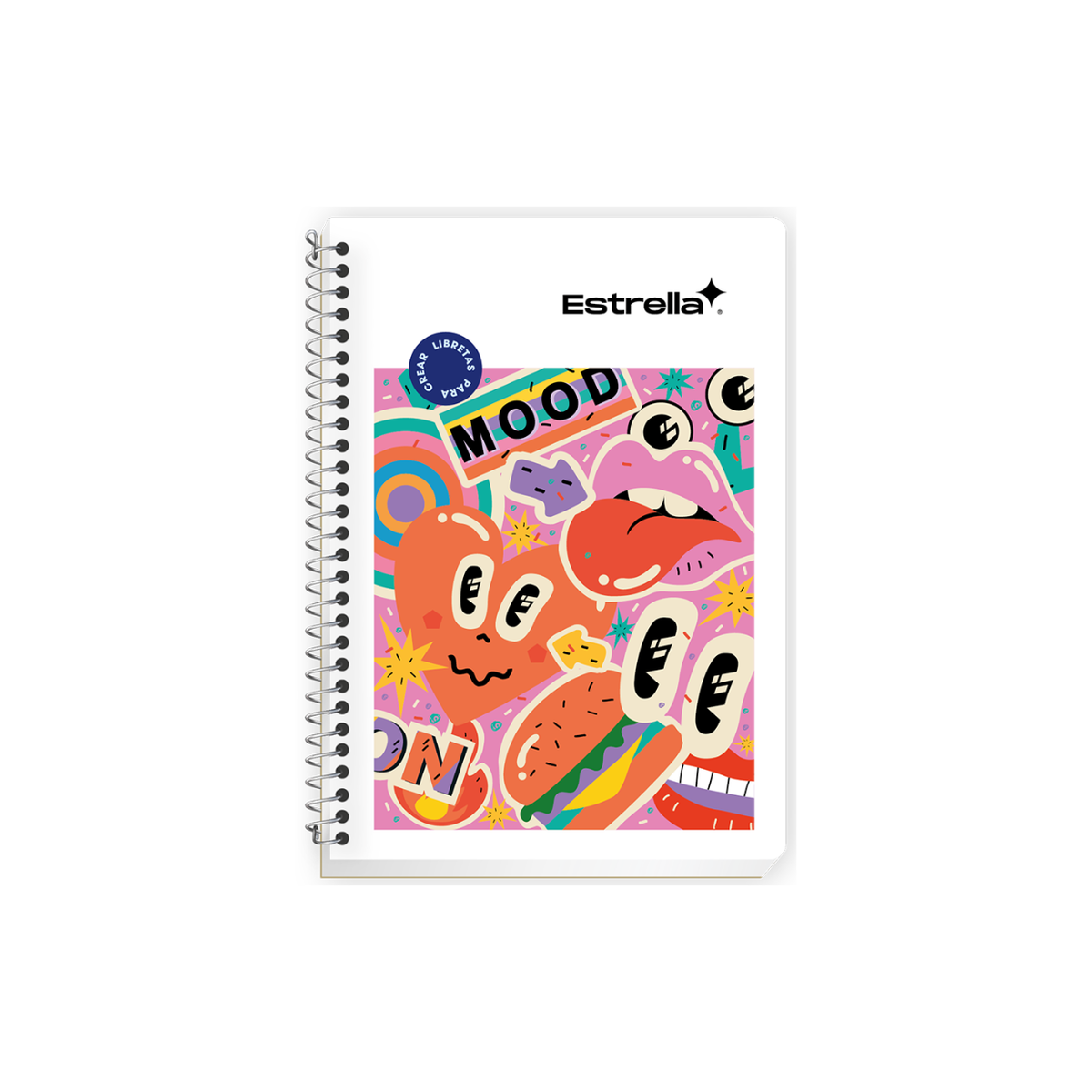 Libreta 1/8 (Espiral) Estrella