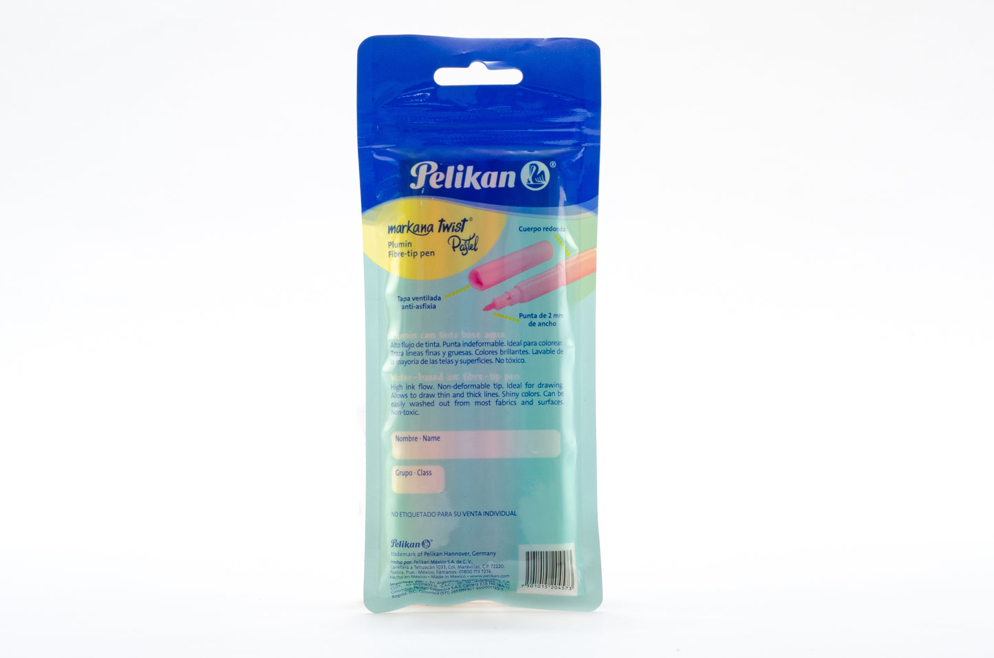 Plumón Markana Twist Pelikan pastel