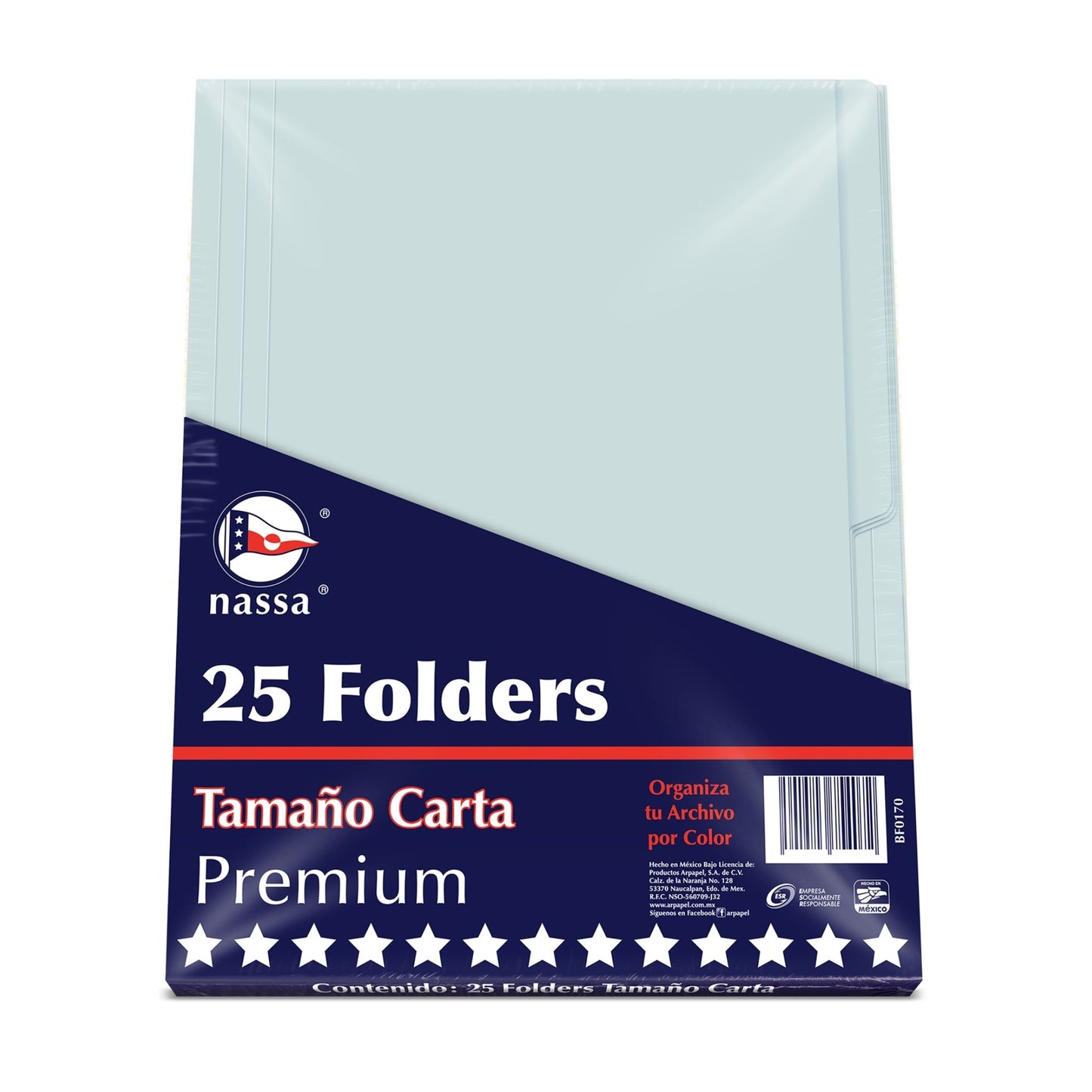 Folder carta colores Nassa