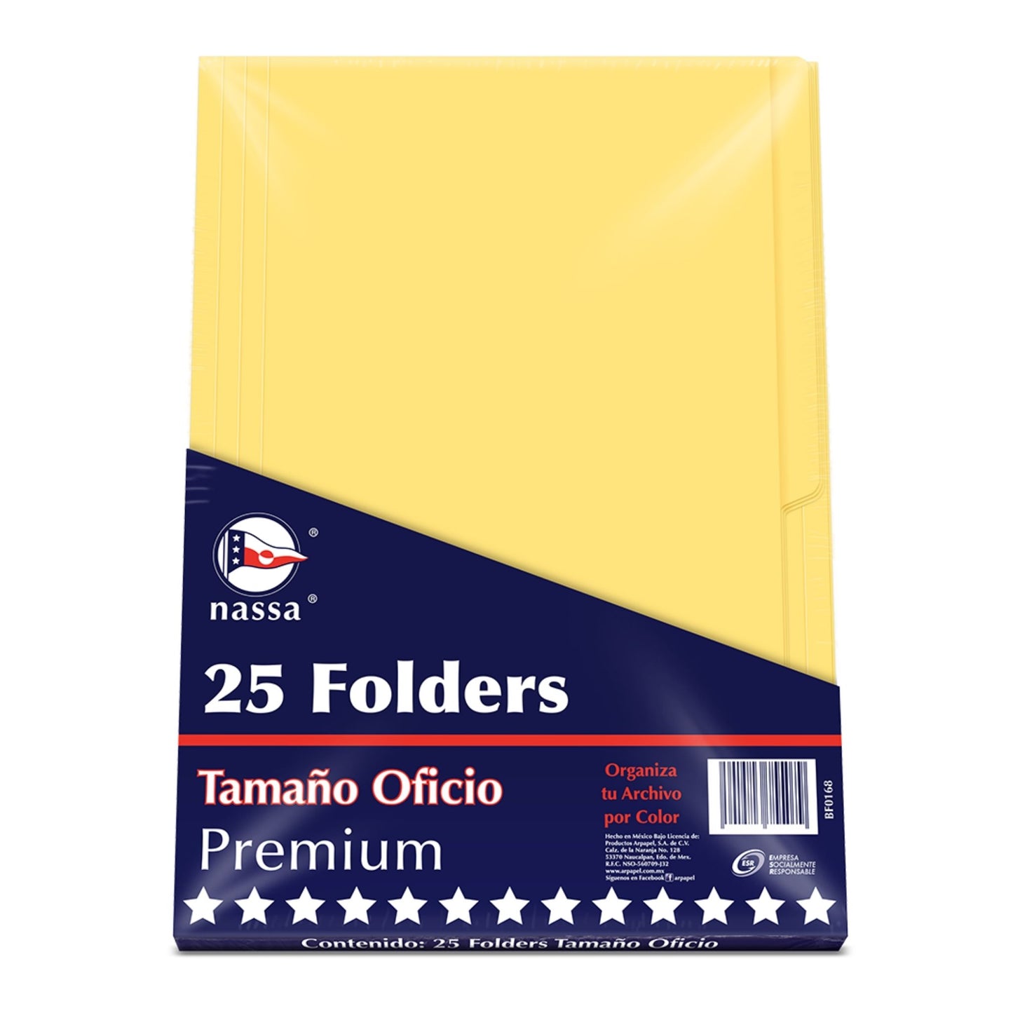 Folder oficio colores Nassa