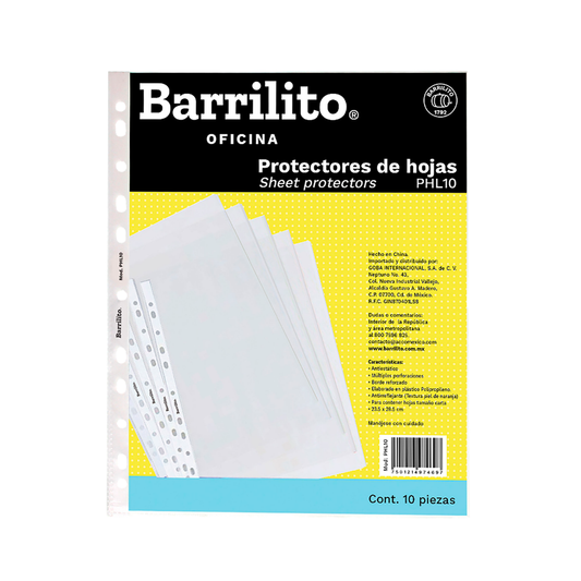 Protector de hoja Barrilito
