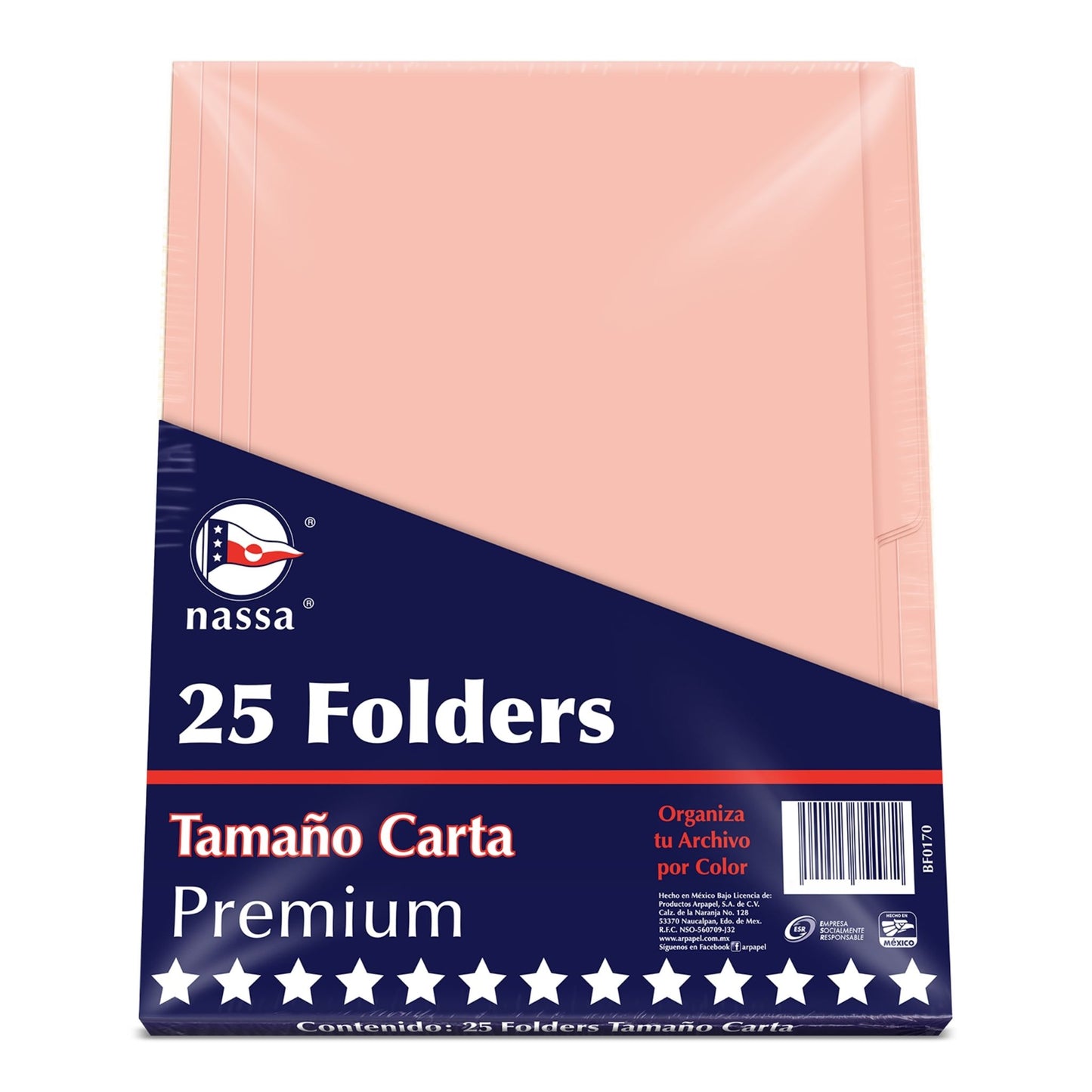 Folder carta colores Nassa