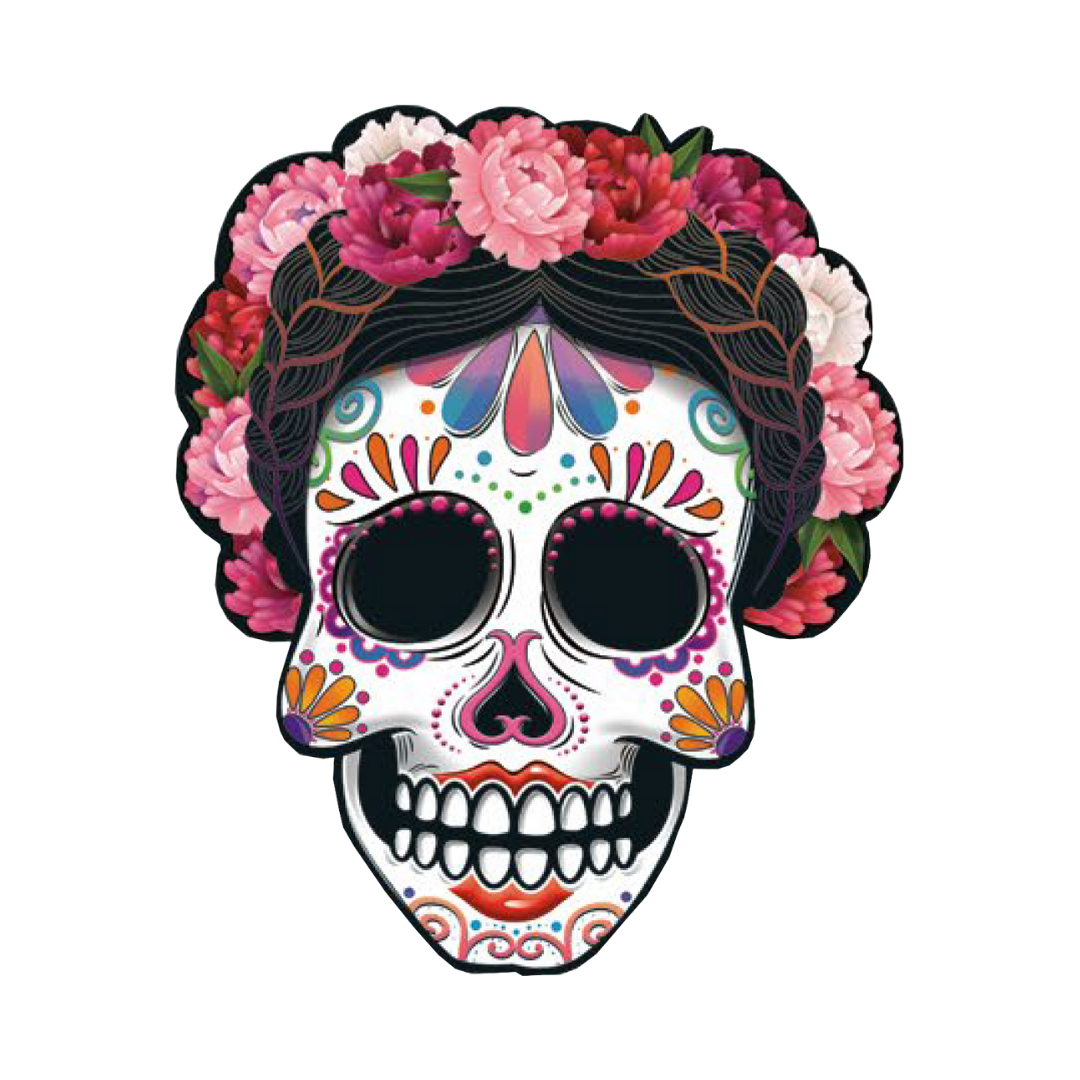 Póster calaca mixta