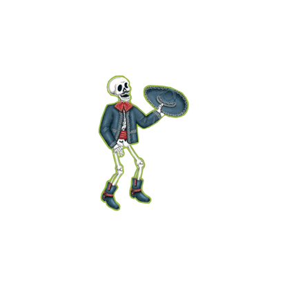 Póster calaveras (Festivas)