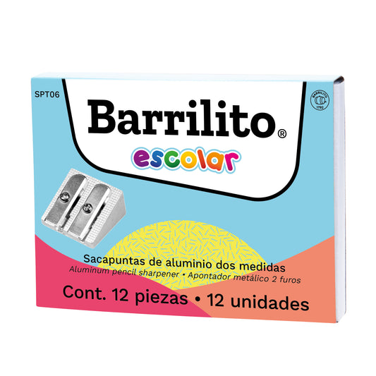 Sacapuntas metálico SPT06 Barrilito