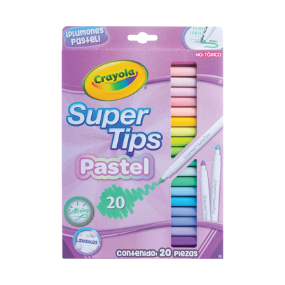 SuperTips Pastel Crayola