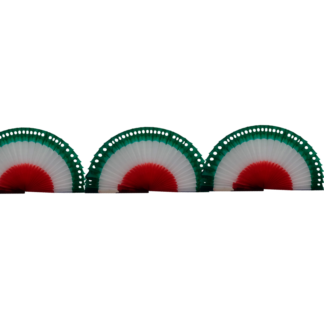 Abanico patrio (Tricolor)