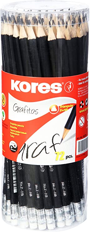 Lápiz negro grafito Kores