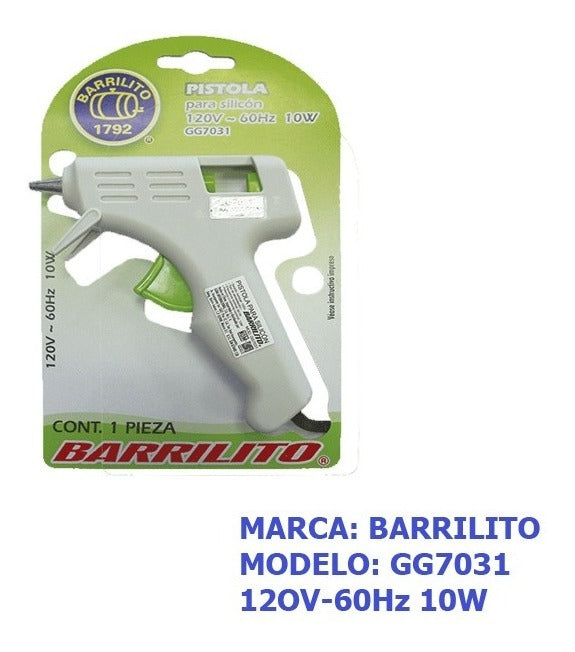 Pistola para silicón Barrilito