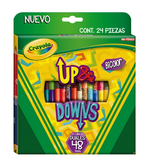 Bicolor Up&Downs Crayola