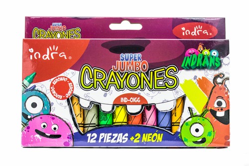 Crayones jumbo Indra