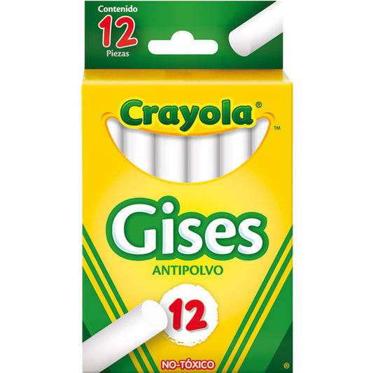 Gis blanco antipolvo Crayola