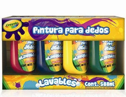 Pinturas para dedos Crayola